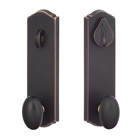 Sure-Loc Hardware Sure-Loc Hardware Slickrock Entry Knob and Deadbolt, Vintage Bronze SR107-DB 11P